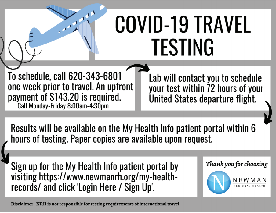 covid-19 travel testing
