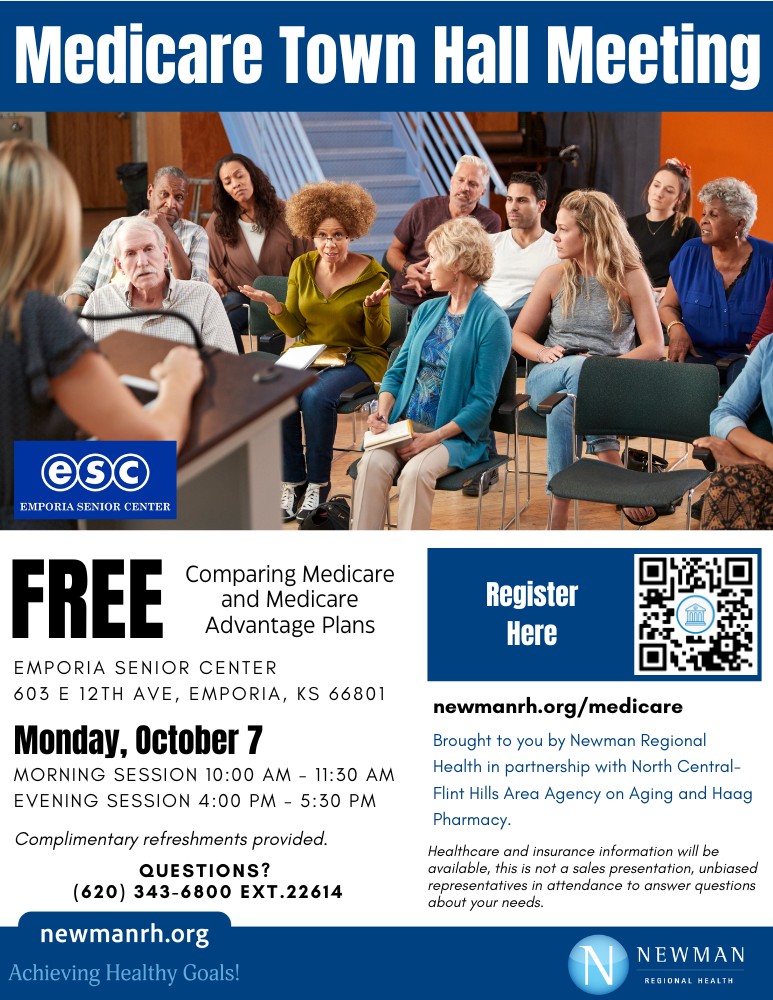 medicare town Hall Meeting Flier, download and print