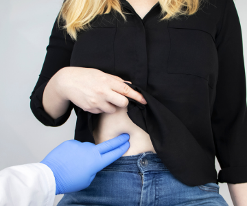 the appendix, a small, tube-like organ attached to the large intestine