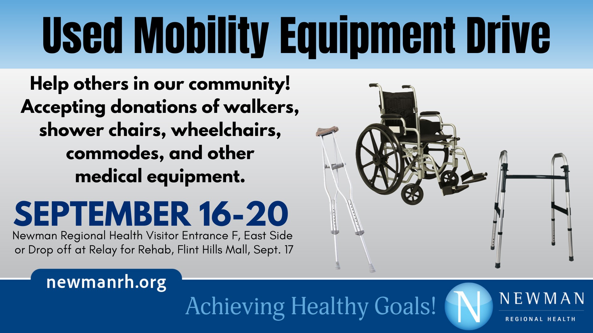 https://www.newmanrh.org/wp-content/uploads/2024/09/Used-Mobility-Equipment-Drive.jpg